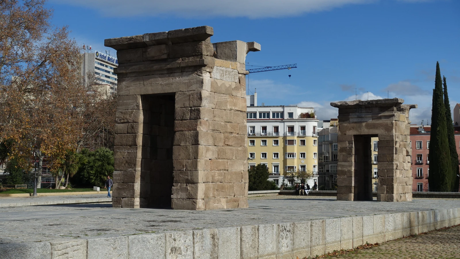 Day trips from Temple of Debod Madrid by rental car to Segovia and El Escorial