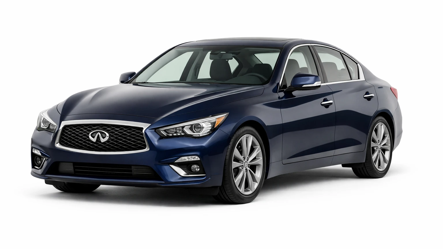 Infiniti Q50 sedan rental Madrid business travel and airport transfer